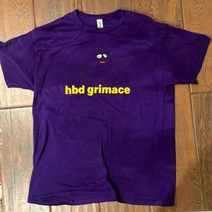 McDonald’s Happy Birthday grimace T-shirt used, size Large, lightly used